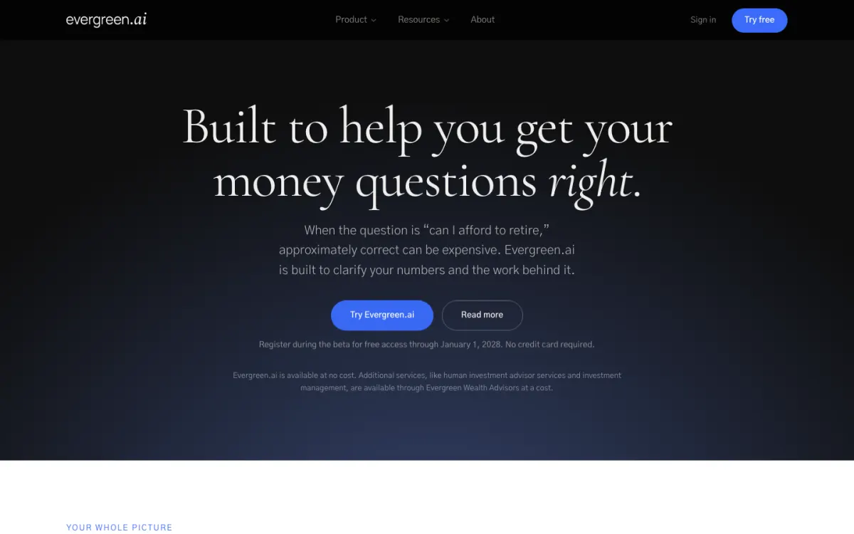 The How It Works page: Built to help you get your money questions right